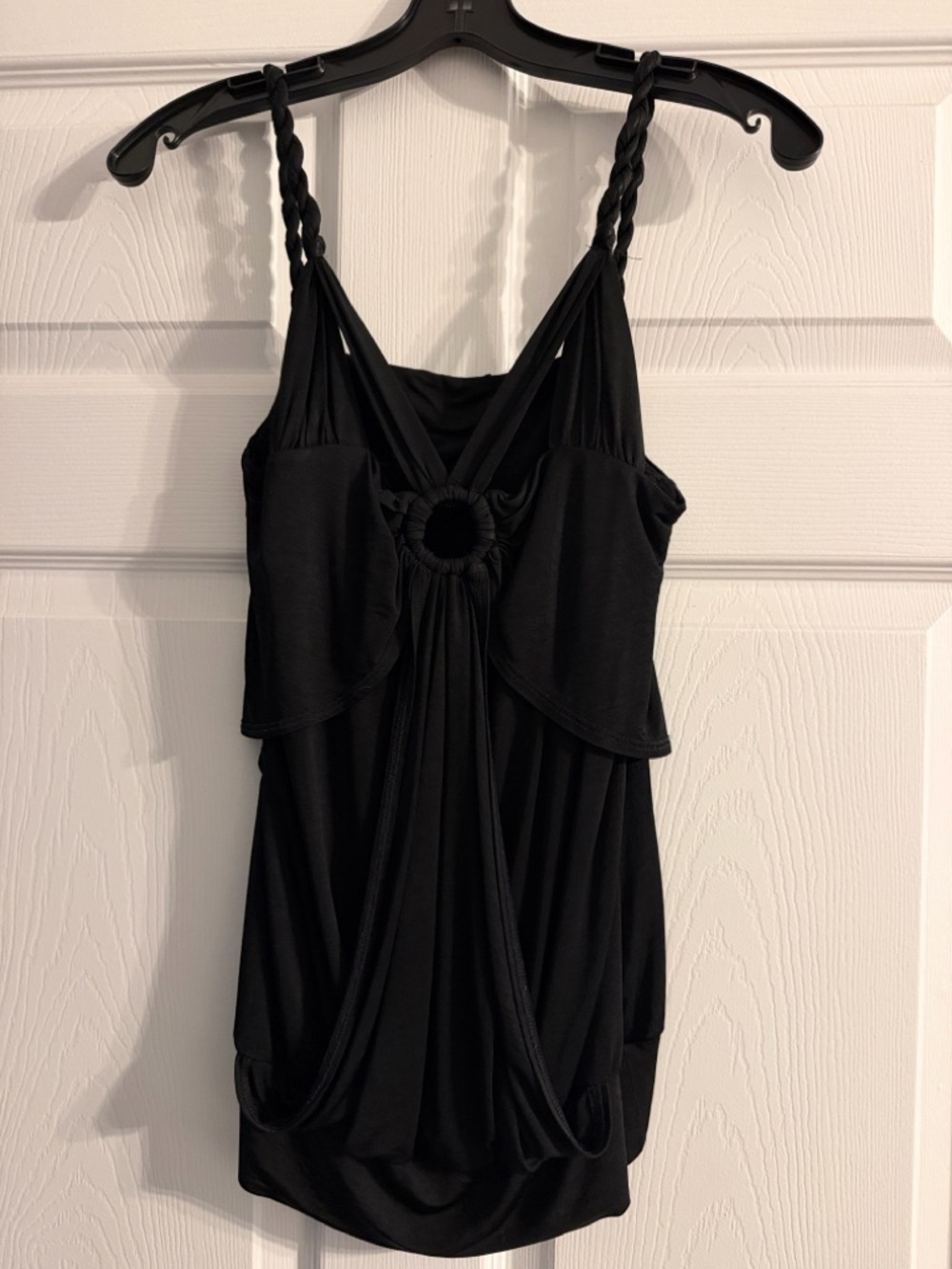 Bebe black goddess top